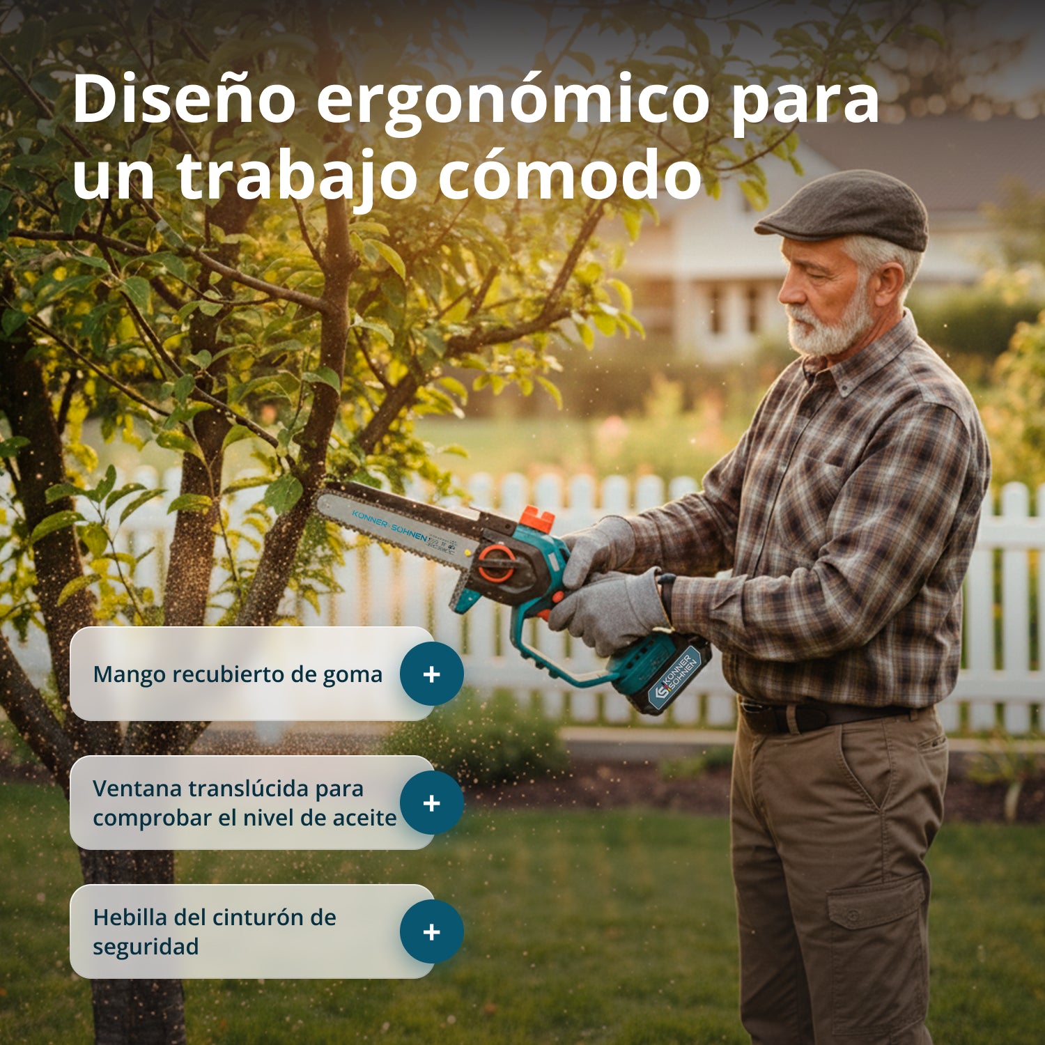 Cordless Mini Chainsaw KS MCS20V-8