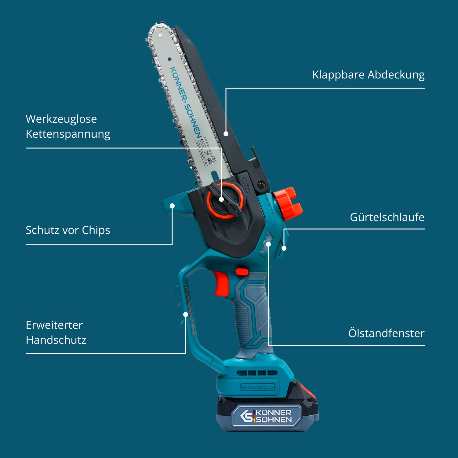 Akumulátorová Mini Pila KS MCS20V-8 Pouzdro