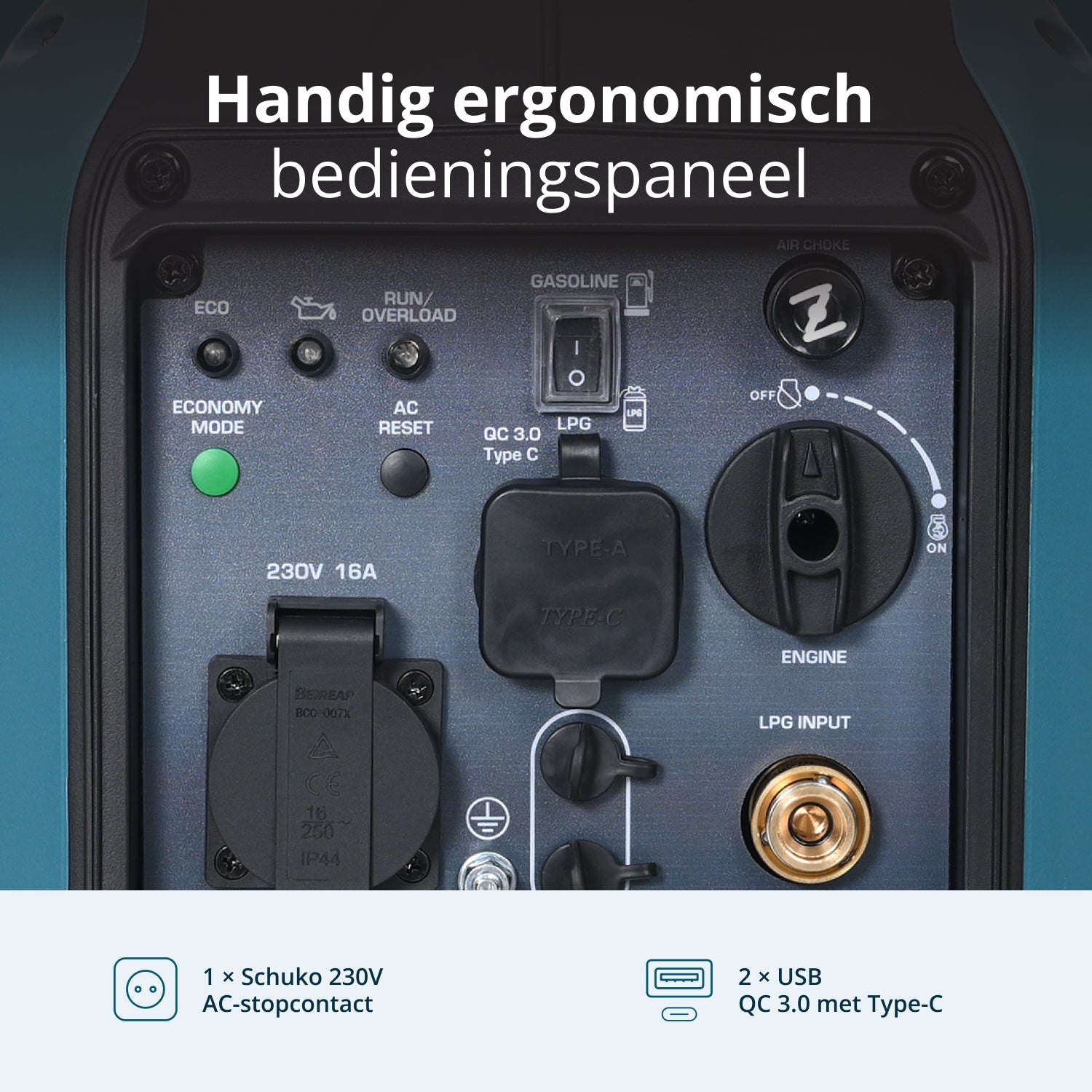 Invertergenerator (LPG/benzine) KS 1900iG S (Refurbished – Zo goed als nieuw)
