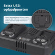 Dubbele oplader voor 20V oplaadbare batterijen KS C35A-2 thumbnail