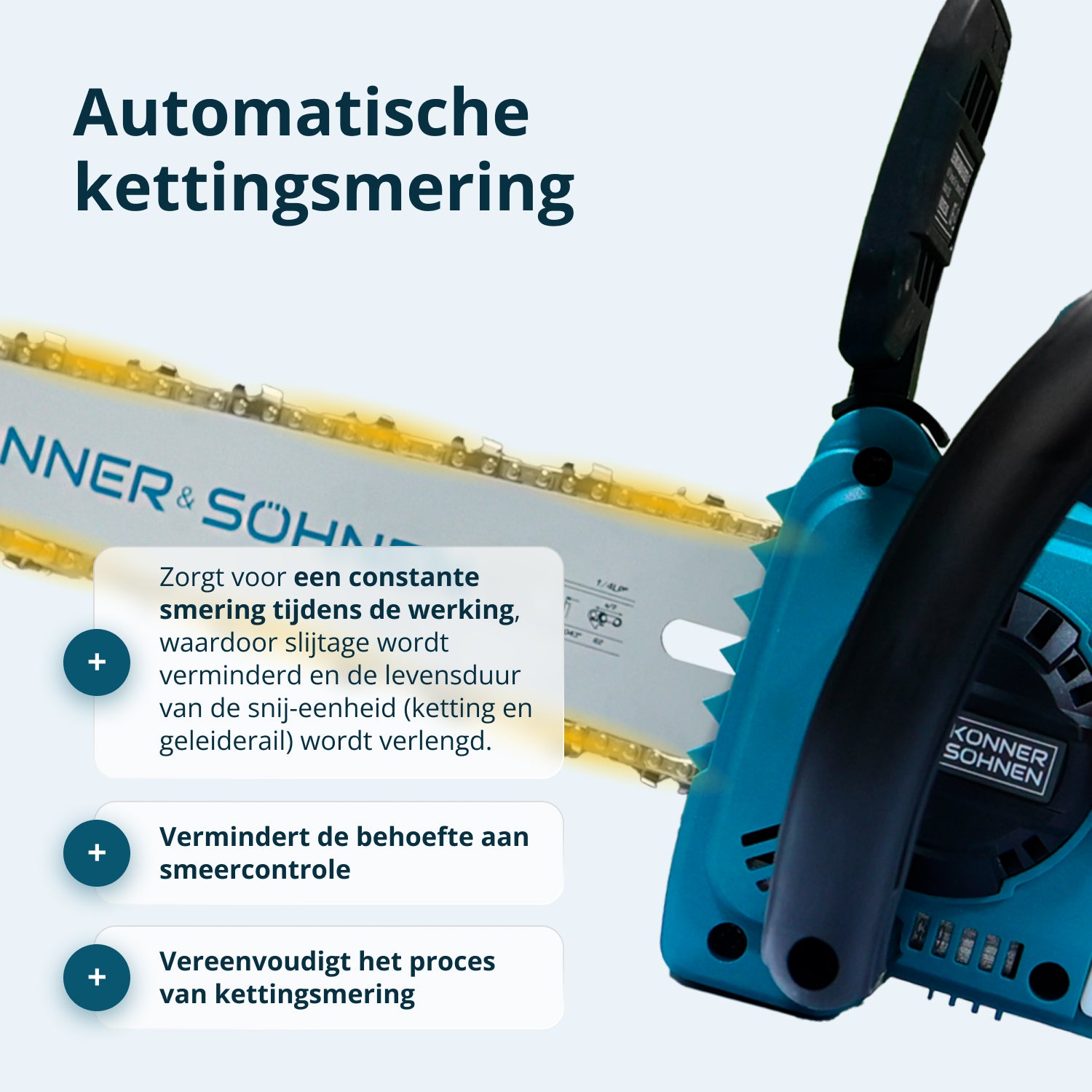 Snoerloze Mini Kettingzaag KS MCS20V-12