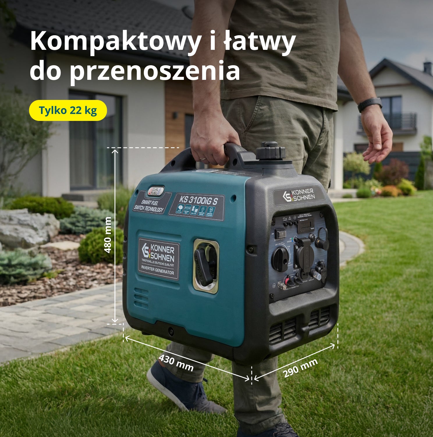 Inwerterowy generator LPG/benzyna KS 3100iG S