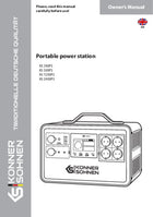 Stație de alimentare portabilă KS 300PS, KS 500PS, KS 1200PS, KS 2400PS