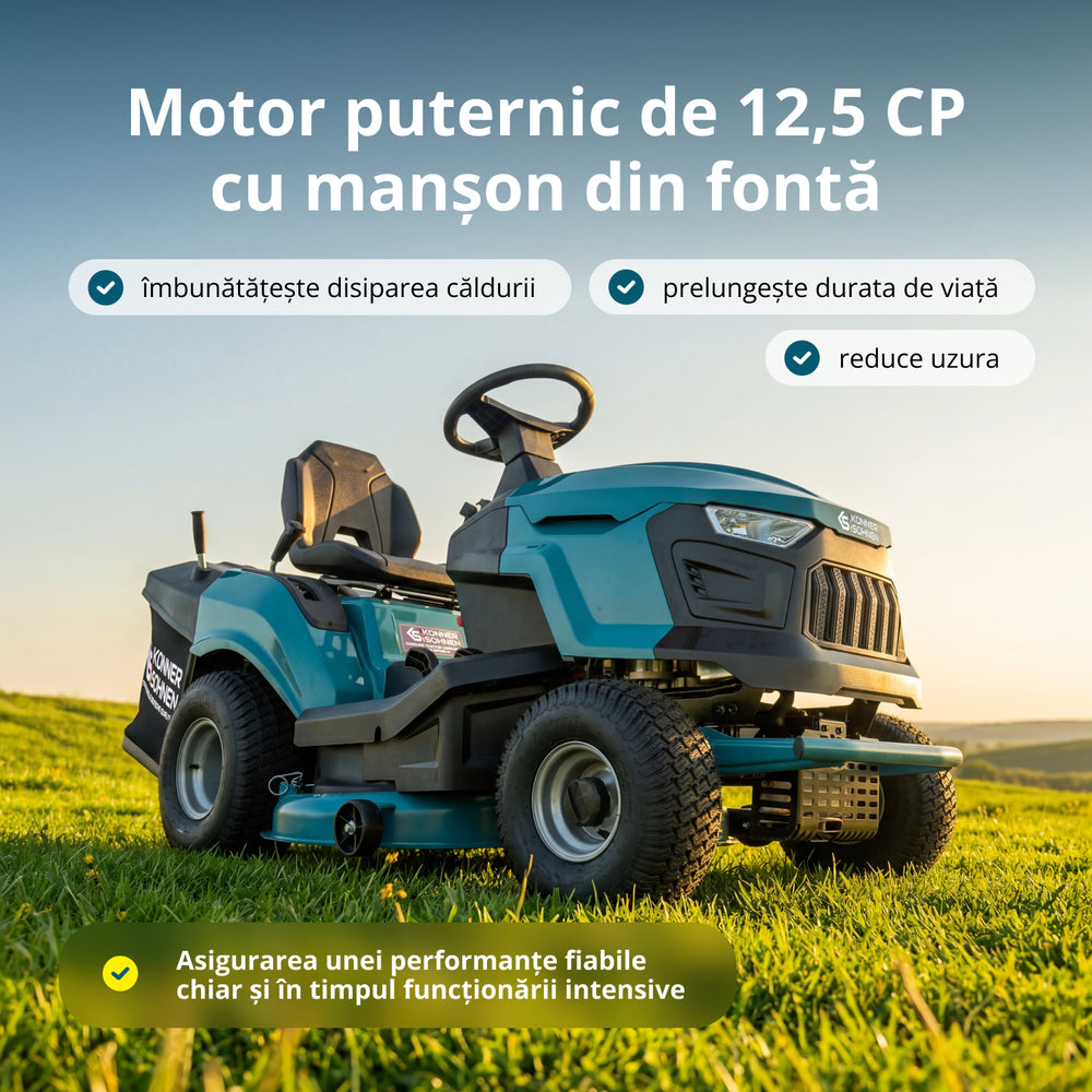 Tractor de tuns gazon pe benzină KS 98TMG-H