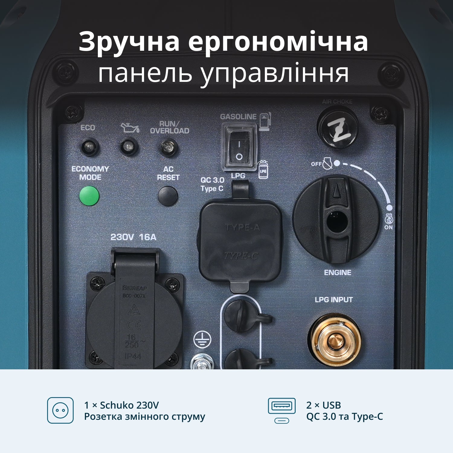 Інверторний Генератор (газ/бензин) KS 1900iG S (Відновлений – Відмінний стан)