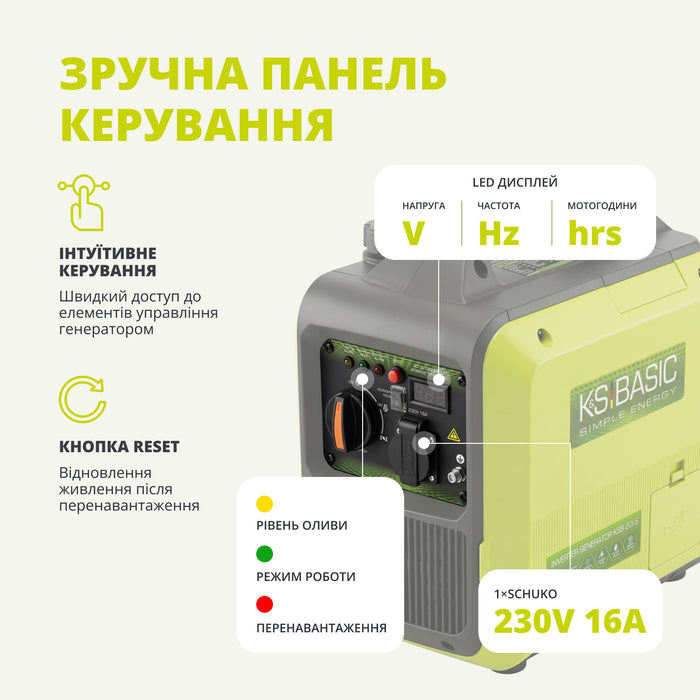 Інверторний генератор KSB 20i S 