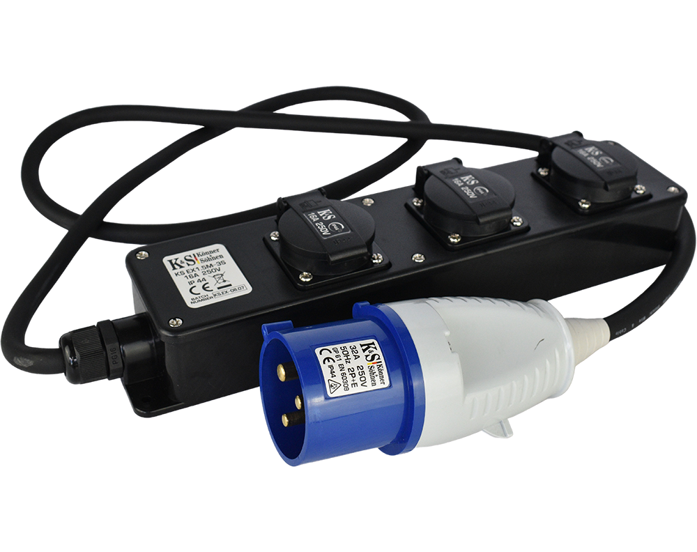 Adaptador de enchufe KS EX1.5M-3S