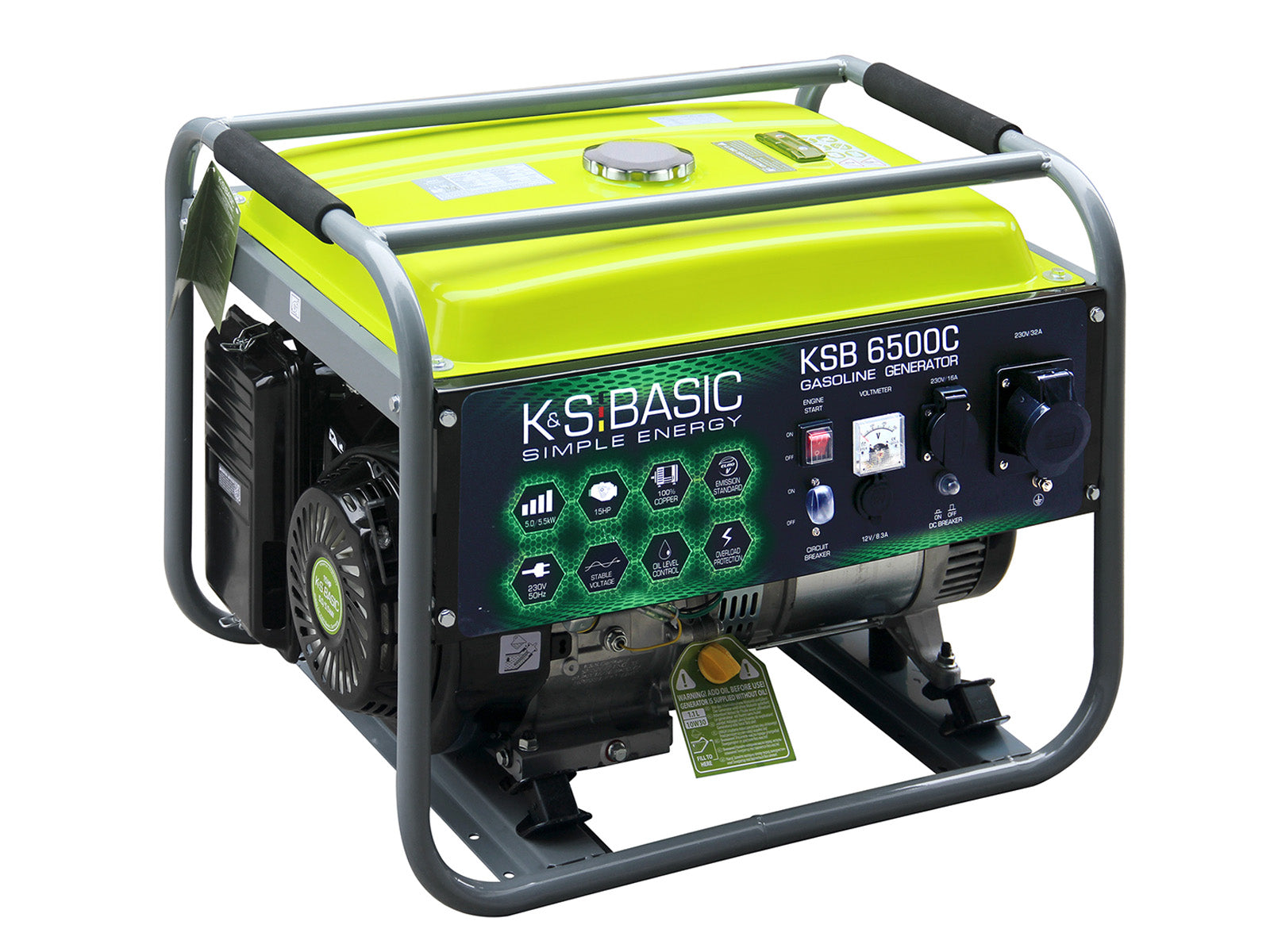 Benzinski generator „K&S BASIC“ KSB 6500C