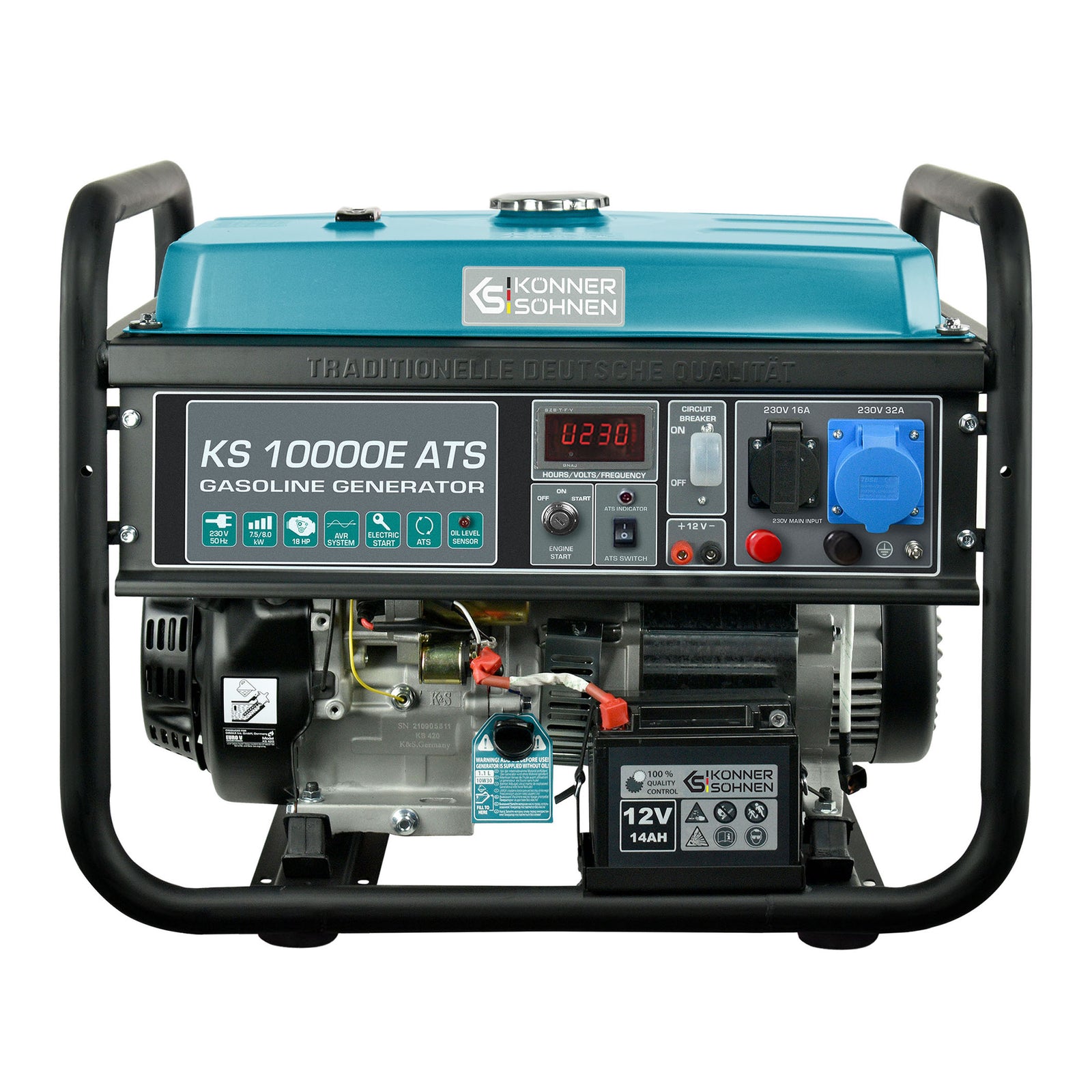 Benzinski generator „Könner & Söhnen“ KS 10000E ATS