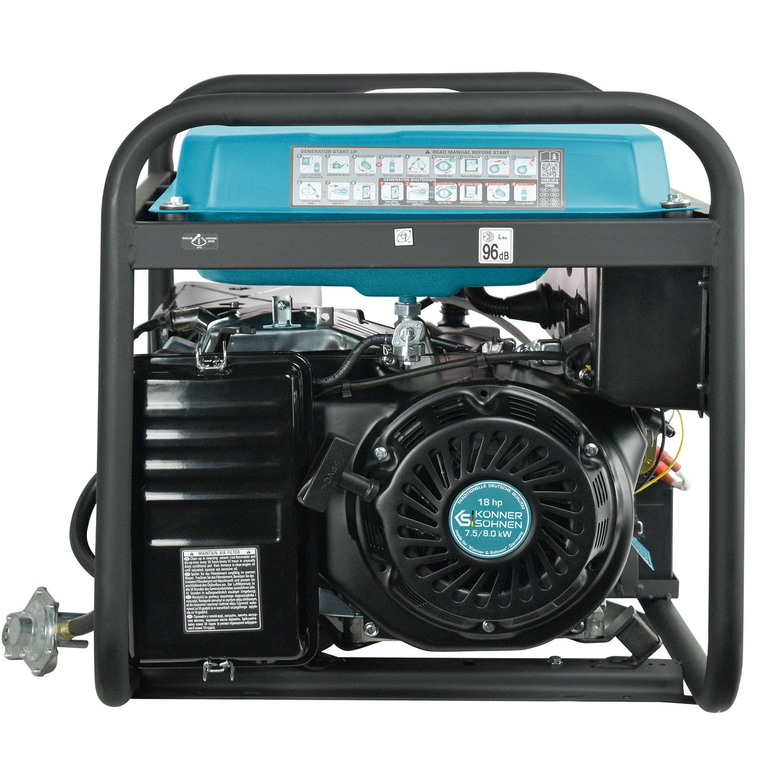 LPG/Бензинов генератор „Könner & Söhnen“ KS 10000E G