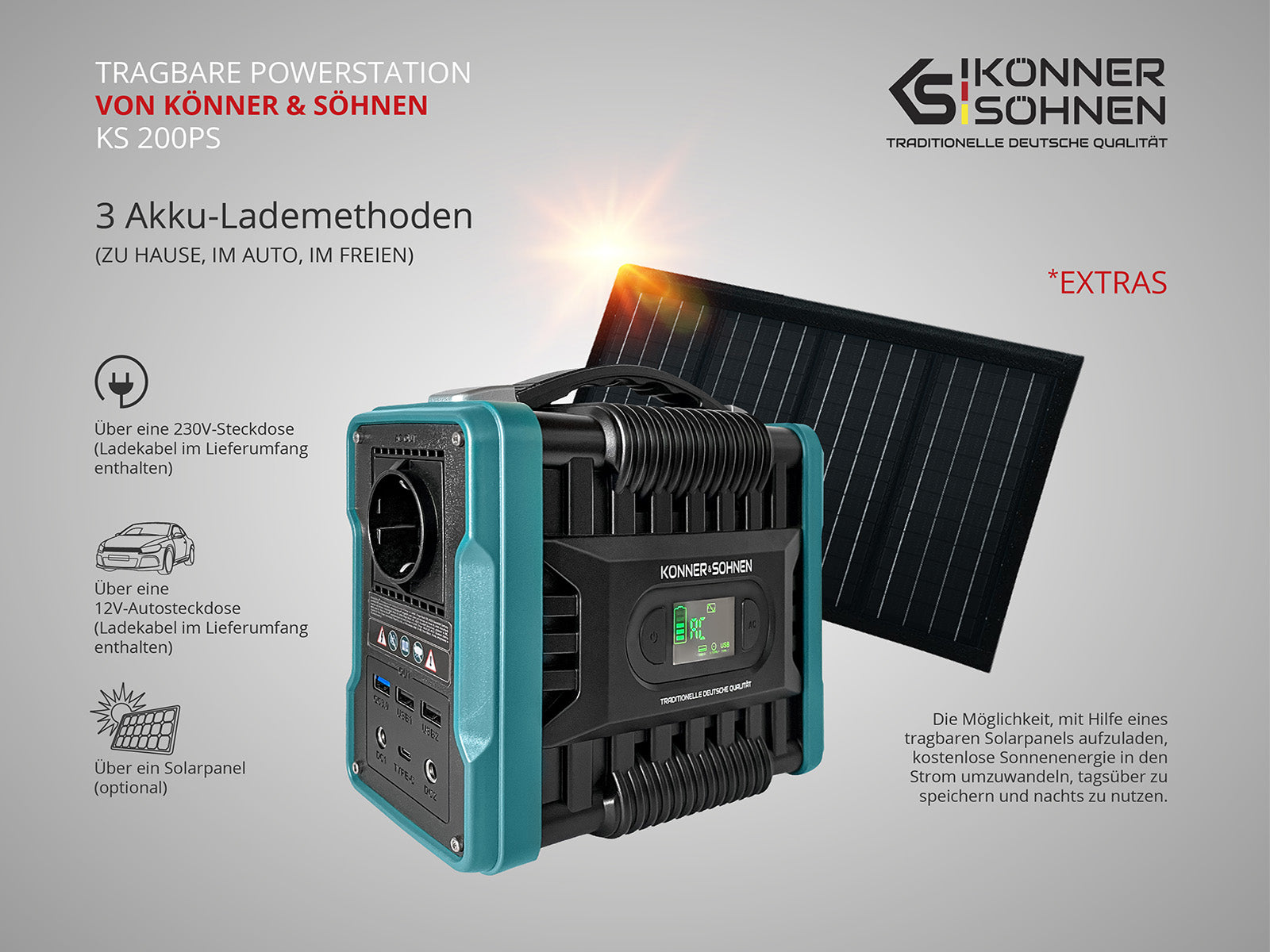 Přenosná elektrárna KS 200PS