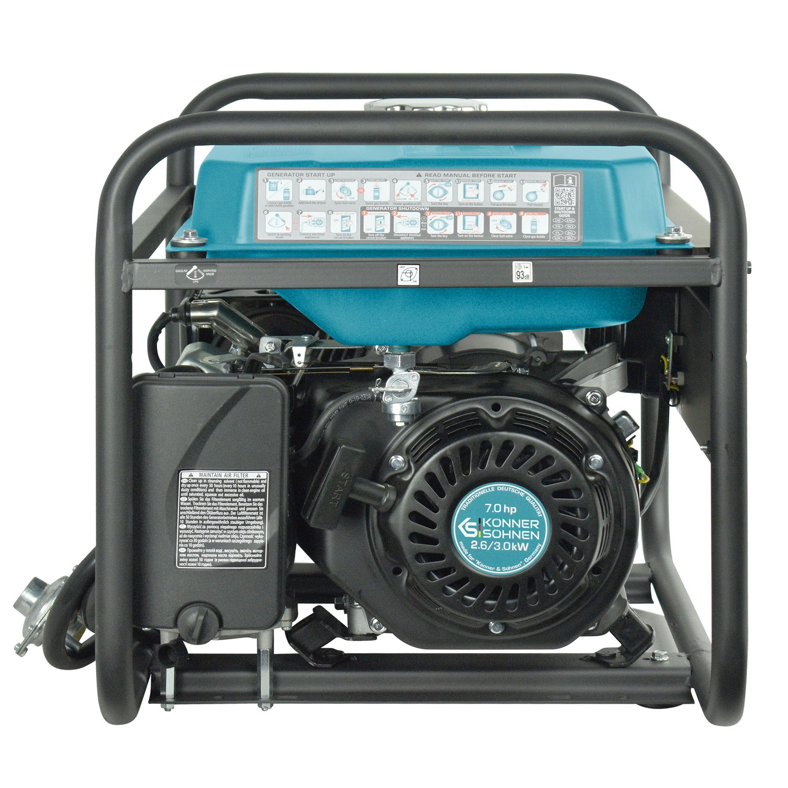 Groupe électrogène à essence/gaz "Könner & Söhnen" KS 3000G