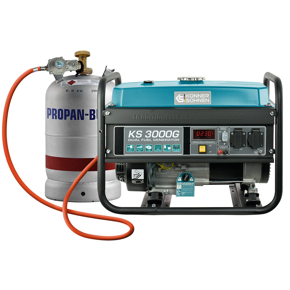 Groupe électrogène à essence/gaz "Könner & Söhnen" KS 3000G