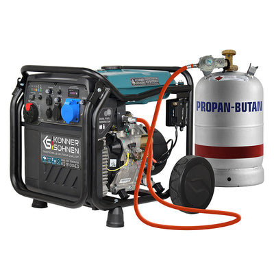Invertorový generátor na LPG/benzín KS 8100iEG