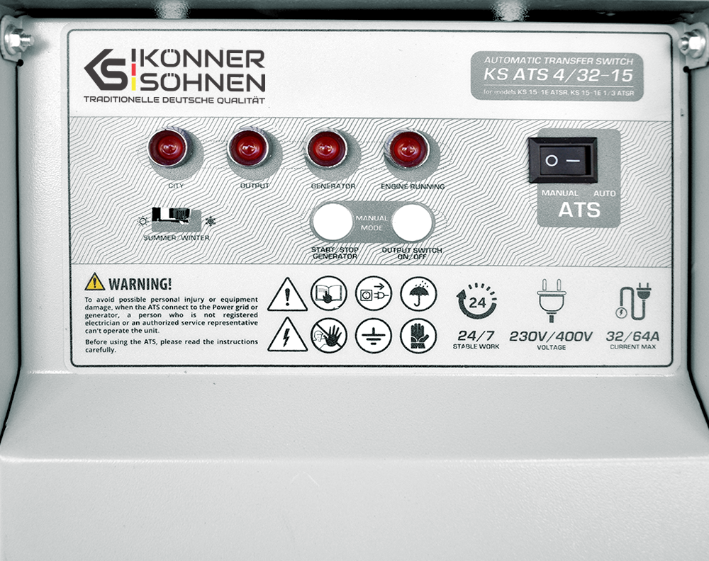 Automatische Transfer Schakelaar KS ATS 4/32-15