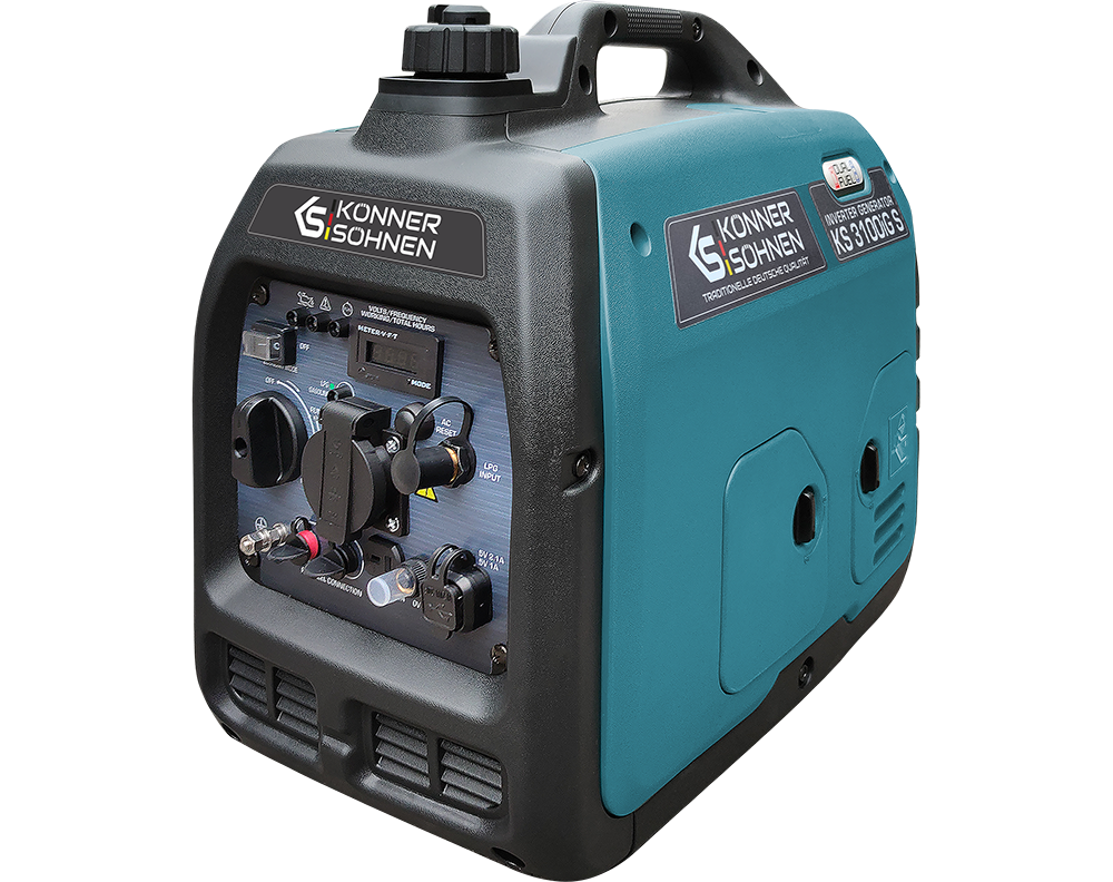 Groupe électrogène à essence-gaz de type inverter KS 3100iG S