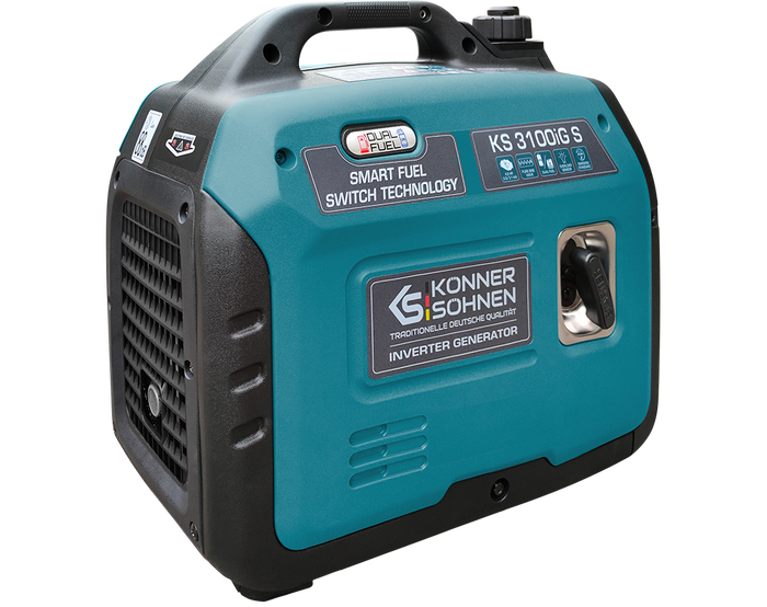 Groupe électrogène à essence-gaz de type inverter KS 3100iG S