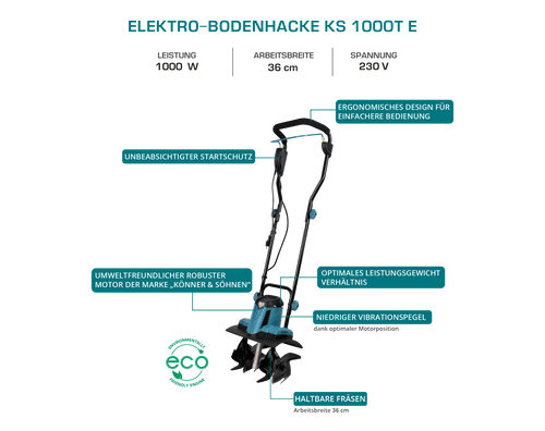 Motobineuse électrique KS 1000T E